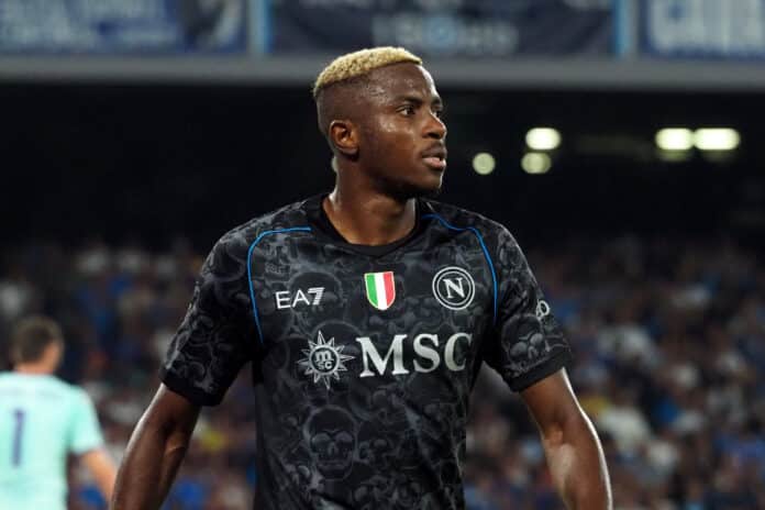 Victor Osimhen player of Napoli, during the match of the Italian Serie A